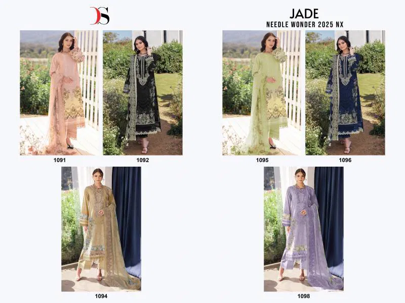 Jade Needle Wonder 2025 Nx By Deepsy Chiffon Dupatta Pakistani Suits Wholesalers In Delhi
